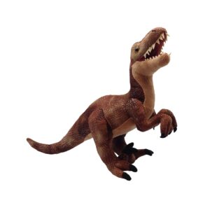 velociraptor dino réaliste 38 cm